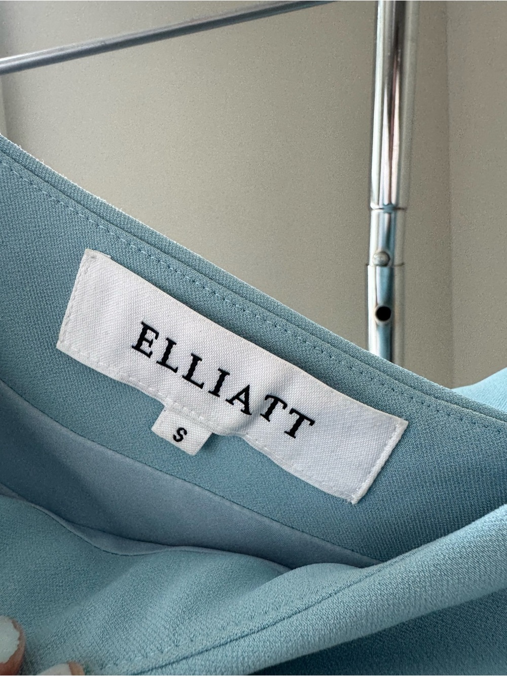 Elliatt Elinor One-Shoulder Mini Dress in Blue - Picture 4 of 4